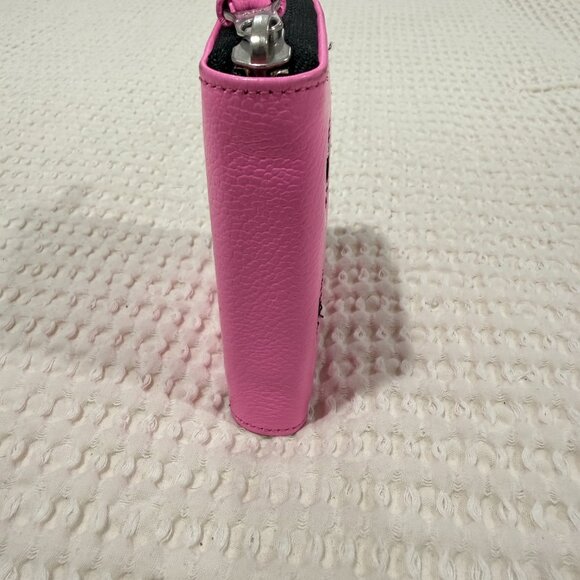 Min & Mon Frodo Wallet Eyes Pink Zip Around Wallet - Picture 3 of 16